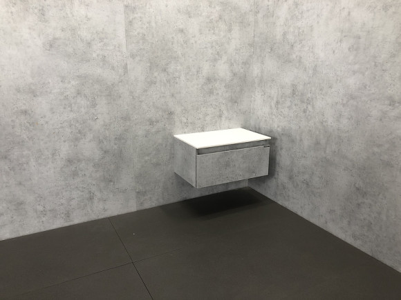 Тумба Comforty Осло 60 00-00000838 подвесная Бетон светлый Тумба Comforty Осло 60 00-00000838 подвесная Бетон светлый