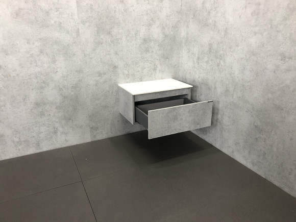 Тумба Comforty Осло 60 00-00000838 подвесная Бетон светлый Тумба Comforty Осло 60 00-00000838 подвесная Бетон светлый