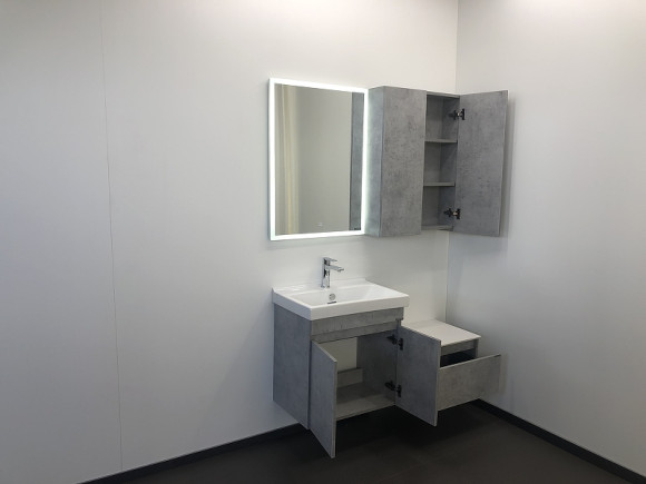 Тумба Comforty Осло 60 00-00000838 подвесная Бетон светлый Тумба Comforty Осло 60 00-00000838 подвесная Бетон светлый