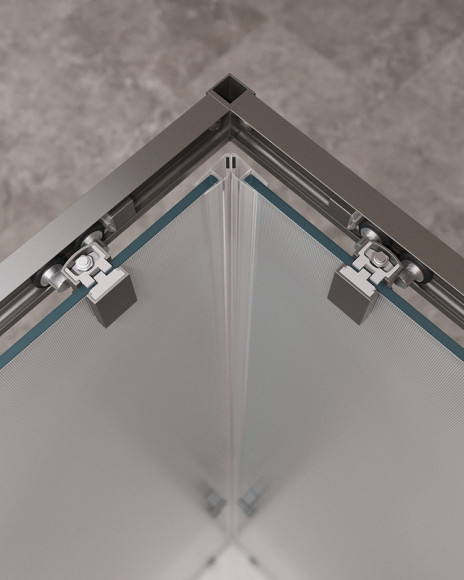 Душевой уголок Cezares Molveno 110x110 MOLVENO-A-22-90+20-P-GM профиль Оружейная сталь стекло рифленое Душевой уголок Cezares Molveno 110x110 MOLVENO-A-22-90+20-P-GM профиль Оружейная сталь стекло рифленое