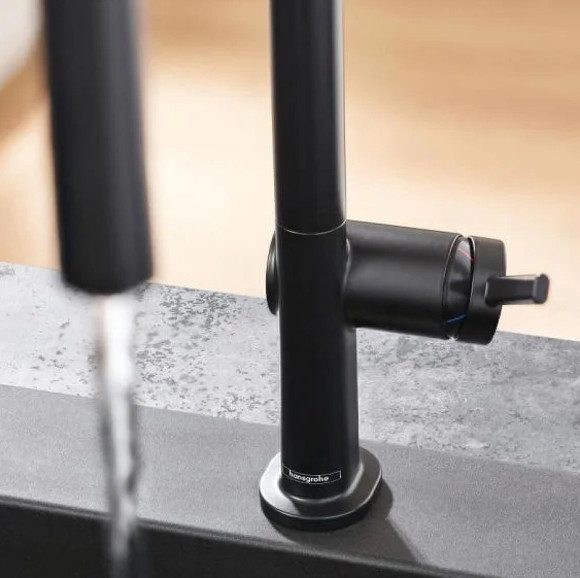 Смеситель для кухни Hansgrohe Talis M54 72806670 Черный матовый Смеситель для кухни Hansgrohe Talis M54 72806670 Черный матовый