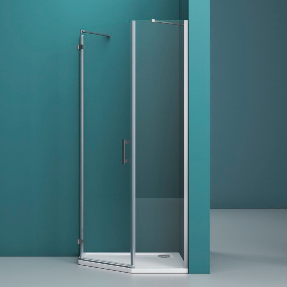 Душевой уголок BelBagno Kraft 80х80 KRAFT-P-1-80-C-Cr-L профиль Хром стекло прозрачное Душевой уголок BelBagno Kraft 80х80 KRAFT-P-1-80-C-Cr-L профиль Хром стекло прозрачное