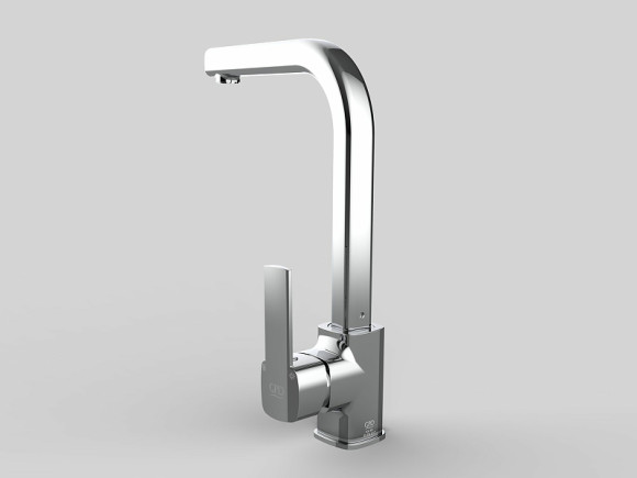 Смеситель для кухни GPD Pedra MTE160 Хром