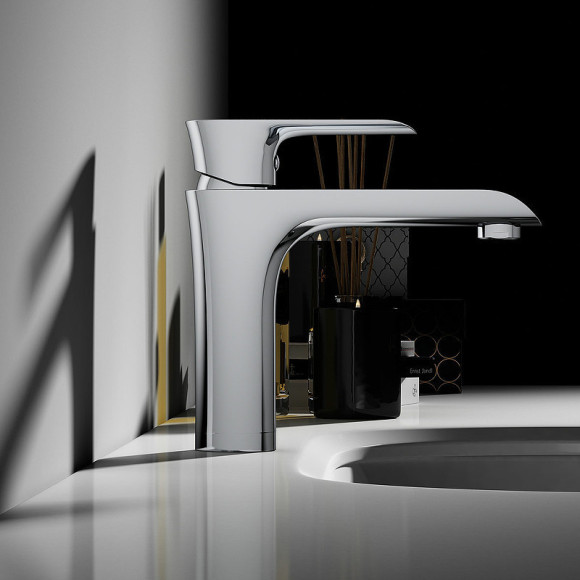 Смеситель для раковины Vincea Esse VBF-1E1CH Хром Смеситель для раковины Vincea Esse VBF-1E1CH Хром