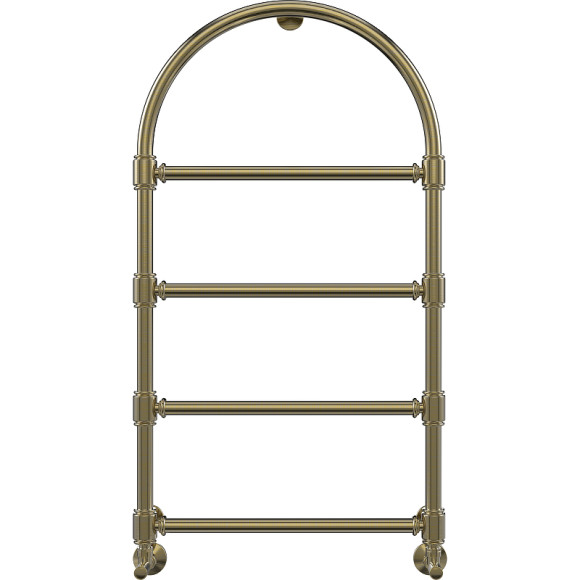 Водяной полотенцесушитель Terminus Версаль П4 500x930 4620768885020 Бронза, нижнее подключение, G 1/2" ВР, с комплектом вентилей