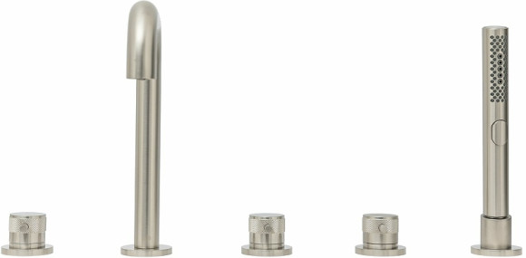 Смеситель на борт ванны Allen Brau Priority 5.31007-BN Брашированный никель Смеситель на борт ванны Allen Brau Priority 5.31007-BN Брашированный никель