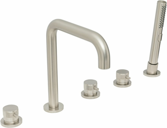 Смеситель на борт ванны Allen Brau Priority 5.31007-BN Брашированный никель Смеситель на борт ванны Allen Brau Priority 5.31007-BN Брашированный никель