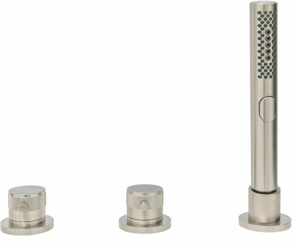 Смеситель на борт ванны Allen Brau Priority 5.31007-BN Брашированный никель Смеситель на борт ванны Allen Brau Priority 5.31007-BN Брашированный никель