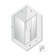 Душевой уголок New Trendy Prime Black 100х80 R D-0317A/D-0128B профиль Черный стекло прозрачное Душевой уголок New Trendy Prime Black 100х80 R D-0317A/D-0128B профиль Черный стекло прозрачное