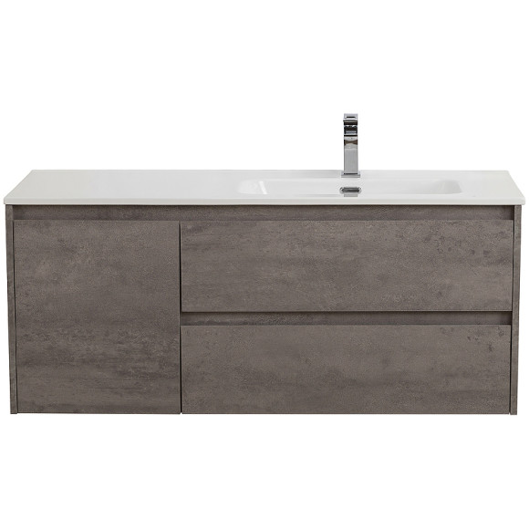 Тумба под раковину BelBagno Kraft 100 R KRAFT-1000-2C-1A-SO-CG-R подвесная Cemento Grigio