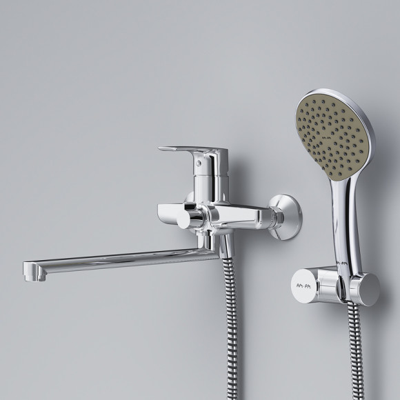 Смеситель для ванны AM.PM Gem F90A95000 универсальный Хром Смеситель для ванны AM.PM Gem F90A95000 универсальный Хром