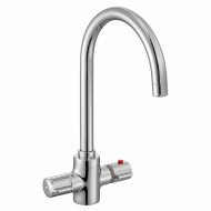 Смеситель для кухни E.C.A. Thermostatic 102108754EX с термостатом Хром