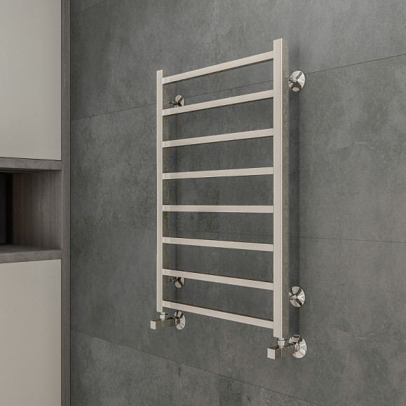 Водяной полотенцесушитель Terminus Ватикан П8 500x800 4670078544032 Хром, нижнее подключение, G 1/2" ВР Водяной полотенцесушитель Terminus Ватикан П8 500x800 4670078544032 Хром, нижнее подключение, G 1/2" ВР