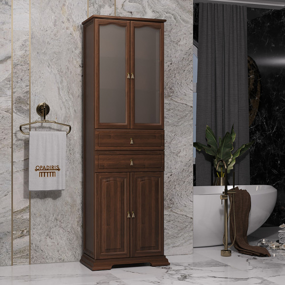 Шкаф пенал Opadiris Риспекто 60 00-00005844 Орех антикварный Шкаф пенал Opadiris Риспекто 60 00-00005844 Орех антикварный