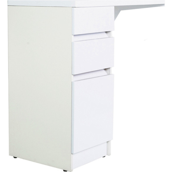 Тумба с раковиной Orange Sistema 100 L ST-40TUW+RAL Белая глянцевая Тумба с раковиной Orange Sistema 100 L ST-40TUW+RAL Белая глянцевая