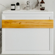 Тумба под раковину Бриклаер Берлин 70 4627125416071 подвесная Белый глянец Тумба под раковину Бриклаер Берлин 70 4627125416071 подвесная Белый глянец