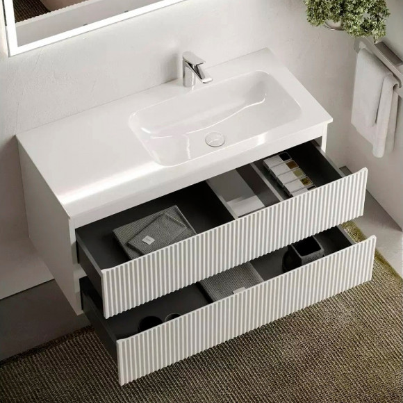 Тумба под раковину Sancos Snob R 100 R SNR100RW подвесная Bianco