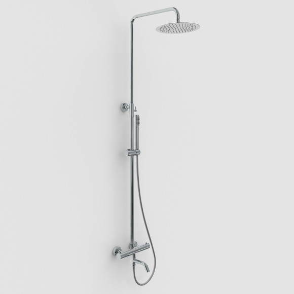 Душевая система Berges Kalisto 3R 075021 с термостатом Хром Душевая система Berges Kalisto 3R 075021 с термостатом Хром