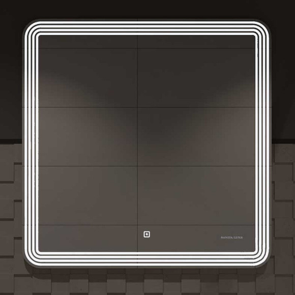 Зеркало Sanita Luxe Dial 80 DIA80SLMRKCS0010 с подсветкой с сенсорным выключателем Зеркало Sanita Luxe Dial 80 DIA80SLMRKCS0010 с подсветкой с сенсорным выключателем