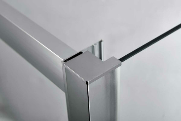 Душевой уголок Vincea Alpha 150x80 VSR-3AL8015MT профиль Хром стекло текстурное