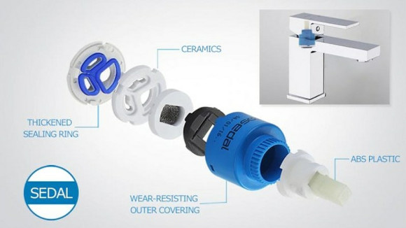 Смеситель для раковины Gappo G39 G1039 Хром