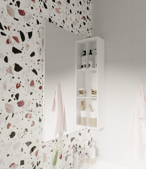 Подвесной шкаф 1MarKa Cube 15 У83244 Белый Подвесной шкаф 1MarKa Cube 15 У83244 Белый