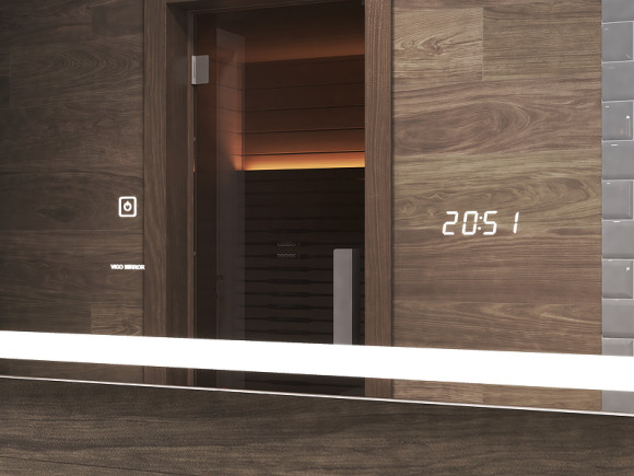 Зеркало Vigo Geometry Comfort 80 z.GEO.80.Comfort с подсветкой с сенсорным выключателем Зеркало Vigo Geometry Comfort 80 z.GEO.80.Comfort с подсветкой с сенсорным выключателем