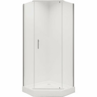 Душевой уголок Niagara Nova 100х100 NG-6634-08 профиль Хром стекло прозрачное