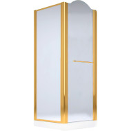 Душевой уголок Migliore Diadema 90x90 R 22672 профиль Золото стекло матовое