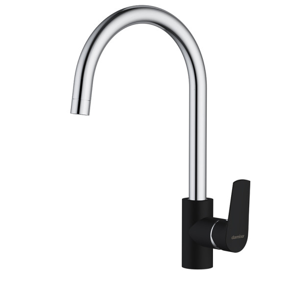 Смеситель для кухни Damixa RedBlu 790720000 Черный Хром