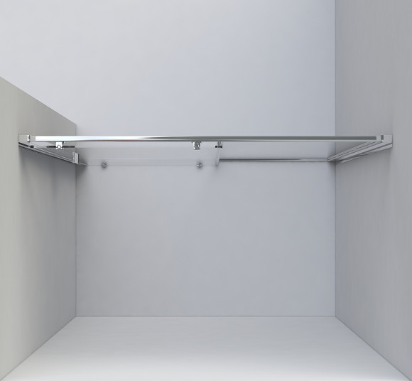 Душевая дверь Vincea Garda 120 VDS-1G120CLGM профиль Вороненая сталь стекло прозрачное