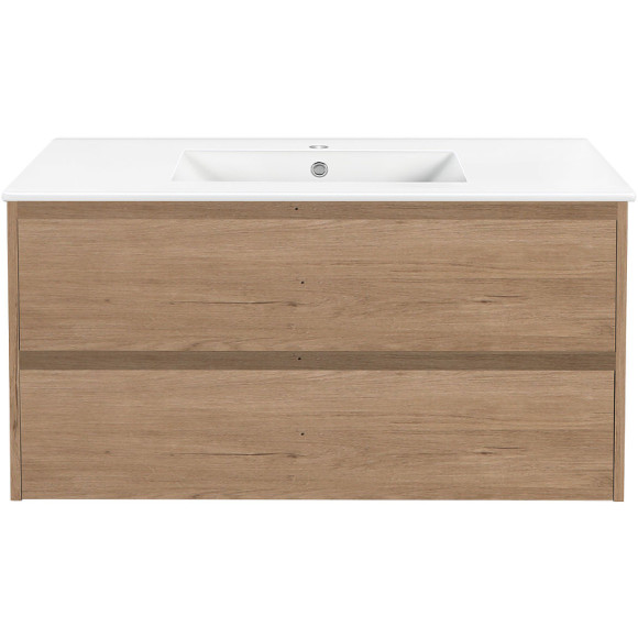 Тумба под раковину Vincea Gio 100 VMC-2G100NO подвесная N.Oak Тумба под раковину Vincea Gio 100 VMC-2G100NO подвесная N.Oak