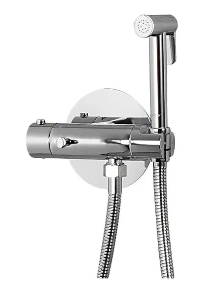 Гигиенический душ со смесителем Gappo G7290 с термостатом Хром Гигиенический душ со смесителем Gappo G7290 с термостатом Хром