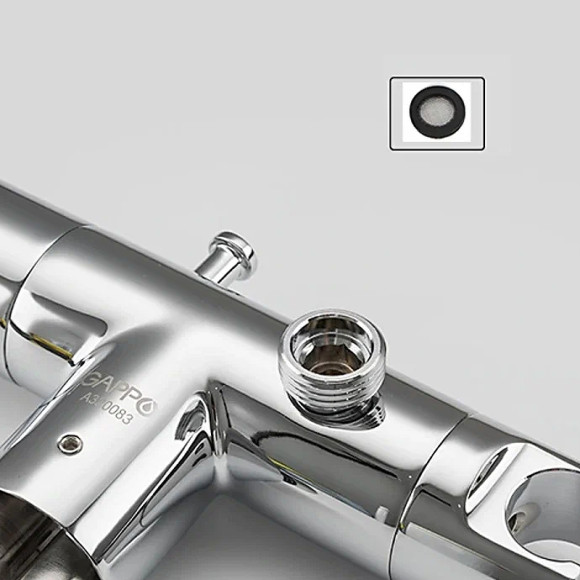 Гигиенический душ со смесителем Gappo G7290 с термостатом Хром Гигиенический душ со смесителем Gappo G7290 с термостатом Хром