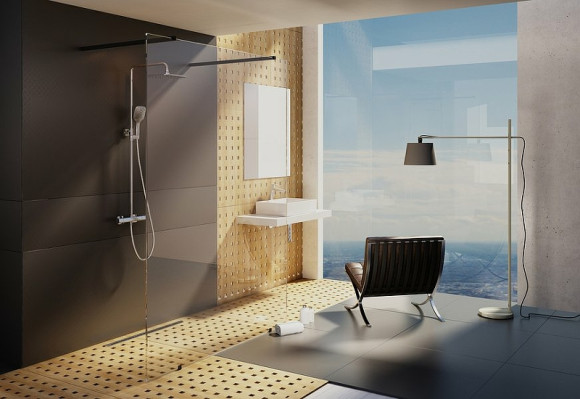 Душевая перегородка Ravak Walk-In Free 130 GW9FJ0C00Z1 профиль Хром стекло Transparent