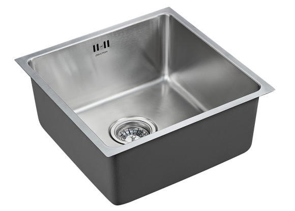 Кухонная мойка Paulmark Vista 44 PM304444-BS Брашированная сталь
