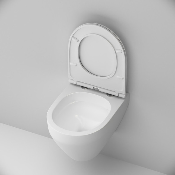Унитаз AM.PM Spirit V2.0 FlashClean C701700MWSC подвесной Белый матовый с сиденьем микролифт Унитаз AM.PM Spirit V2.0 FlashClean C701700MWSC подвесной Белый матовый с сиденьем микролифт