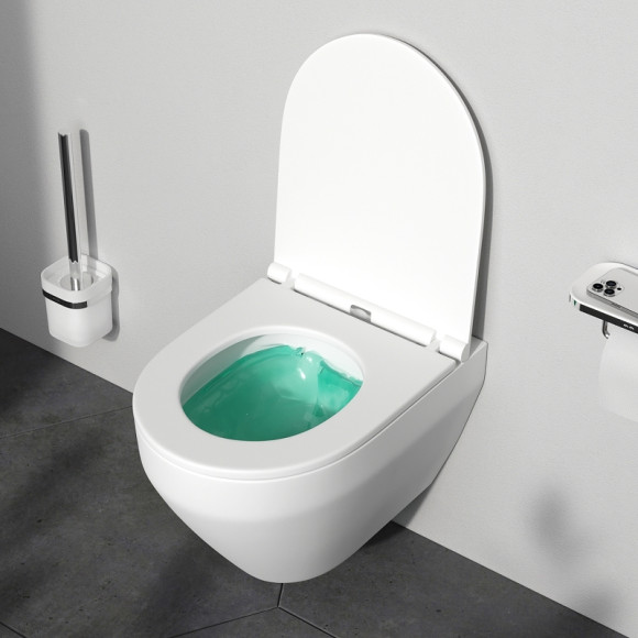 Унитаз AM.PM Spirit V2.0 FlashClean C701700MWSC подвесной Белый матовый с сиденьем микролифт Унитаз AM.PM Spirit V2.0 FlashClean C701700MWSC подвесной Белый матовый с сиденьем микролифт