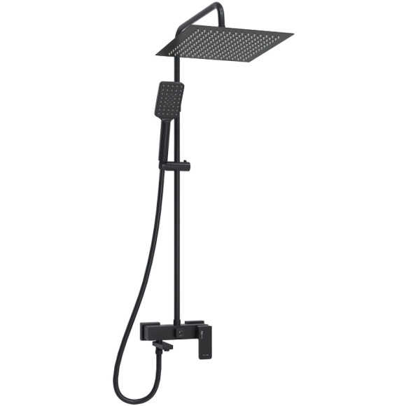 Душевая система WasserKRAFT Abens A277.162.130.BM Черная матовая Душевая система WasserKRAFT Abens A277.162.130.BM Черная матовая