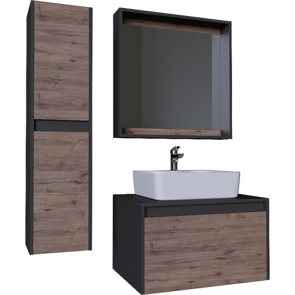 Зеркало Grossman Смарт 70 207007 Веллигтон Графит Зеркало Grossman Смарт 70 207007 Веллигтон Графит