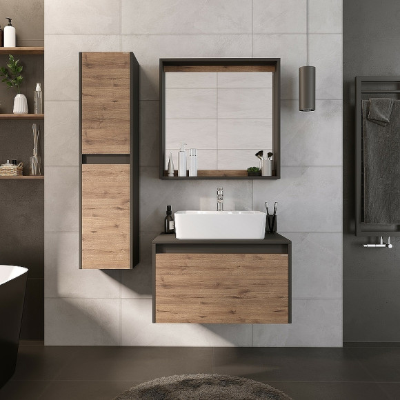 Зеркало Grossman Смарт 70 207007 Веллигтон Графит Зеркало Grossman Смарт 70 207007 Веллигтон Графит