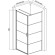 Душевой уголок AQUAme 80x80 L AQM5215-LH-8 профиль Черный матовый стекло прозрачное Душевой уголок AQUAme 80x80 L AQM5215-LH-8 профиль Черный матовый стекло прозрачное