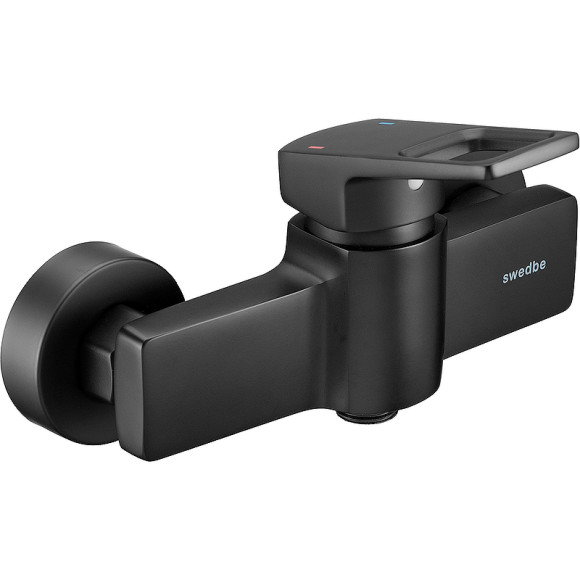 Смеситель для душа Swedbe Kronos 2020B Черный матовый Смеситель для душа Swedbe Kronos 2020B Черный матовый