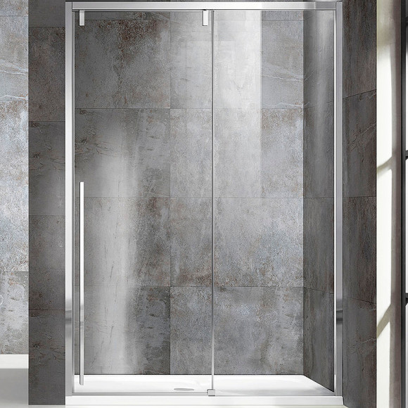 Душевая дверь Vincea Lugano 160 VDS-1L160CL-1 профиль Хром стекло прозрачное