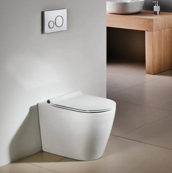 Унитаз биде Serel Smart SM11SLBM приставной с сиденьем Микролифт