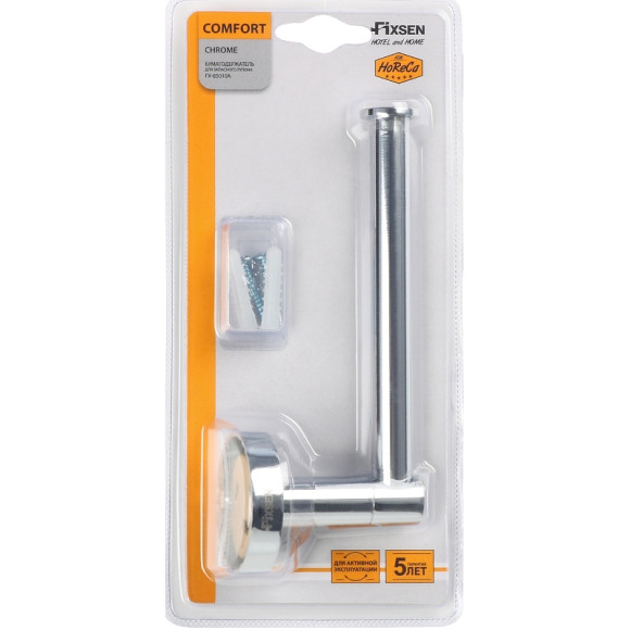 Держатель запасного рулона Fixsen Comfort Chrome FX-85010A Хром Держатель запасного рулона Fixsen Comfort Chrome FX-85010A Хром