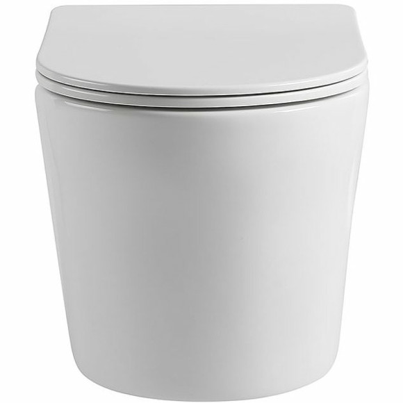 Унитаз Vincea Piatti VT1-11S подвесной Белый с сиденьем Микролифт Унитаз Vincea Piatti VT1-11S подвесной Белый с сиденьем Микролифт