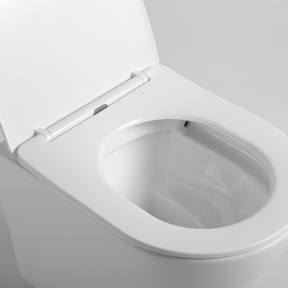 Унитаз Vincea Piatti VT1-11S подвесной Белый с сиденьем Микролифт Унитаз Vincea Piatti VT1-11S подвесной Белый с сиденьем Микролифт