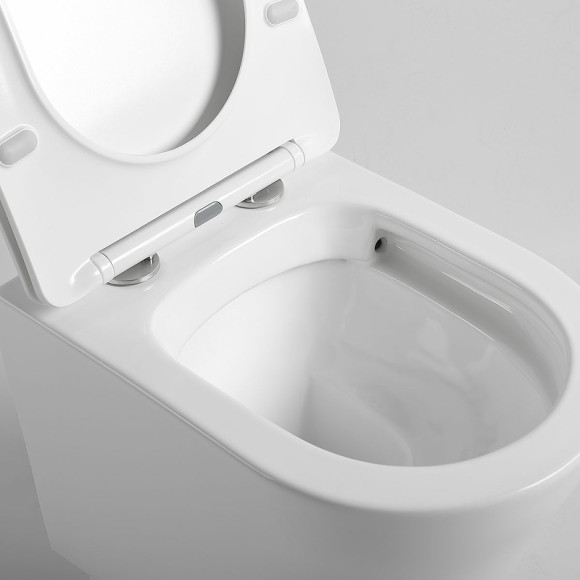 Унитаз Vincea Piatti VT1-11S подвесной Белый с сиденьем Микролифт Унитаз Vincea Piatti VT1-11S подвесной Белый с сиденьем Микролифт