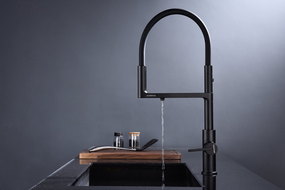 Смеситель для кухни Paulmark Tornado To213402-401 Антрацит